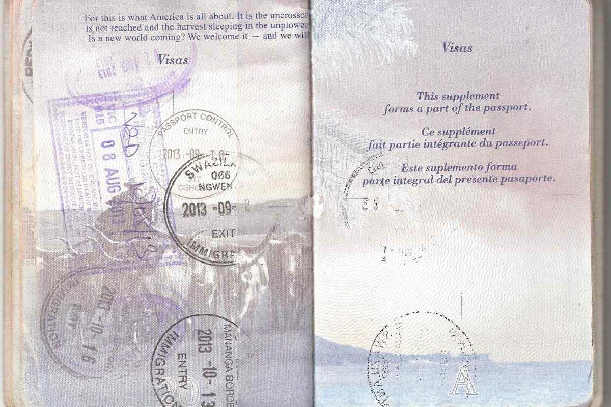US Passport book number